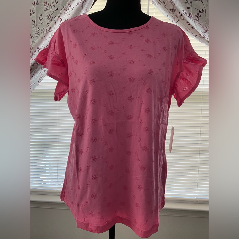 St. John's Bay - Round Neck Short Sleeve T-Shirt (NWT)